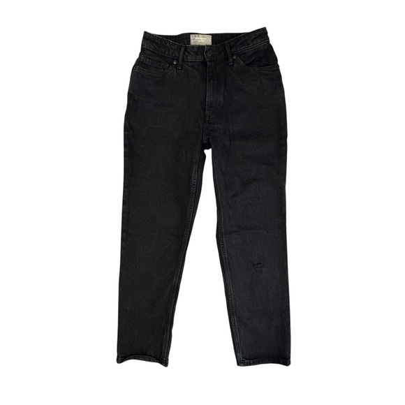 Everlane Womens The Original Cheeky Jeans Stretch Coal Black Size 27 #1864 - Picture 3 of 10
